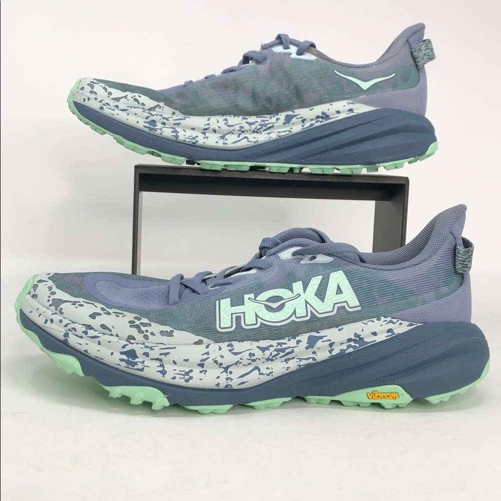 Hoka One One Speedgoat 6 Moonlight Thunder Women’s Trail Running Shoes - Size 9 - Picture 3 of 9